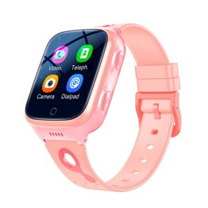 Наручний смарт-годинник дитячий K9 з функцією телефону 4G та GPS / WiFi Pink (16416-hbr)