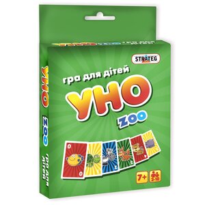 Настільна гра "Уно zoo" Strateg 7016ST укр.