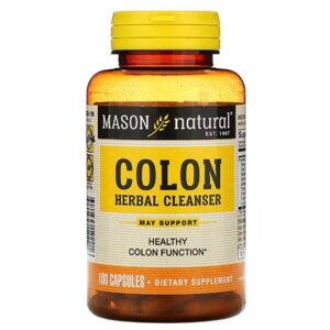 Очищення кишечника Mason Natural Colon Herbal Cleanser 100 Caps