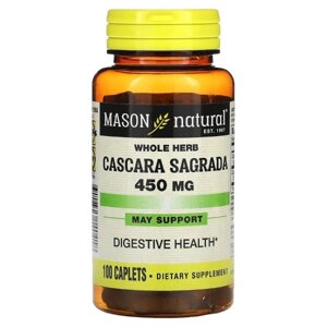 Очищення кишечника Mason Natural Whole Herb Cascara Sagrada 100 Caplets