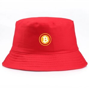 Панама Jsstore Bitcoin Біткоїн Червоний 56-58 см