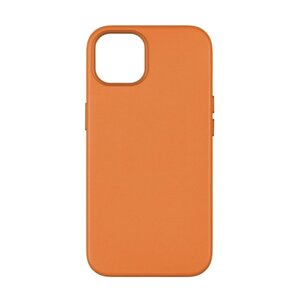 Панель-накладка чохол MagSafe Leather Case Apple iPhone 14 Pro Max Orange