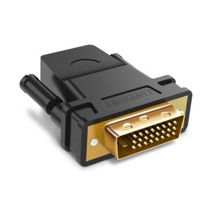 Перехідник Ugreen HDMI DVI D 24+1 20124 Чорний (20124)