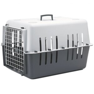 Переноска для собак Savic Pet Carrier4 пластик 66х47х43 см Темно-сірий (5411388002671)