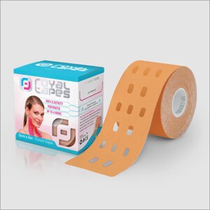 Перфорований Punch Тейп для обличчя Royal Tapes face care - Тілесний