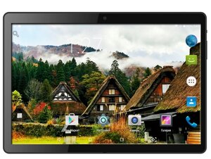 Планшет-телефон Adronix X1001 Matte Black LTE 2/32GB + Чохол-книжка + Карта пам'яті 64GB