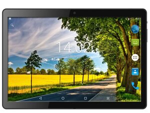 Планшет - телефон Hoozo X1001 Full HD 32Gb LTE Jet Black + Чохол-книжка + Карта пам'яті 128GB