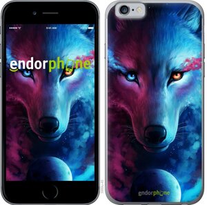 Пластиковий чохол Endorphone на iPhone 6s Арт-вовк (3999m-90-26985)