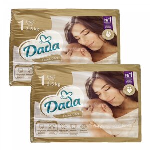 Підгузки Dada Extra Care 1 2-5 кг 52 шт.