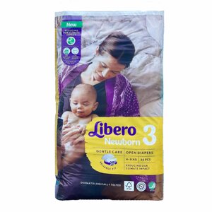 Підгузки Libero Newborn 3 (4-8 кг) 66 шт