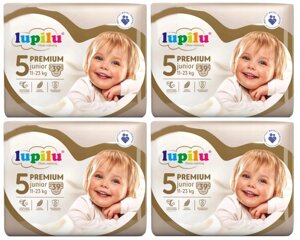 Підгузки Lupilu Premium Junior Розмір 5 Вага 11-23 кг 156 шт (4 упаковки)