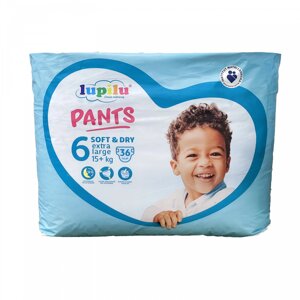 Підгузки трусики Lupilu soft&dry 6 extra large 15+ кг 36 шт