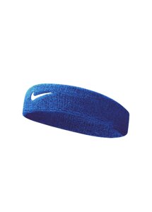 Пов'язка на голову NIKE swoosh headband ROYAL BLUE/WHITE - N. NN. 07.402. OS 58см синій