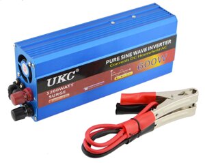 Перетворювач напруги інвертор Powerone Plus 600W із чистою синусоїдою AC/DC 12V Blue (3sm_520835109)