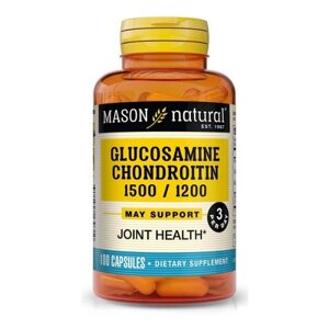 Препарат для суглобів і зв'язок Mason Natural Glucosamine Chondroitin 100 Caps