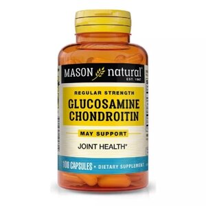 Препарат для суглобів і зв'язок Mason Natural Glucosamine Chondroitin Regular Strength 100 Caps