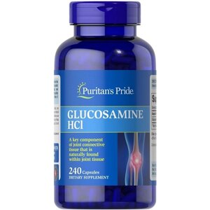 Препарат для суглобів і зв'язок Puritan's Pride Glucosamine HCL 680 mg 240 Caps