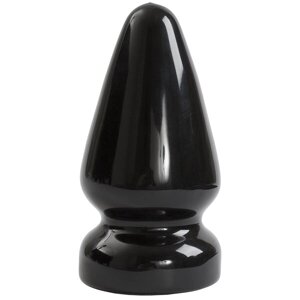 Корок для фістингу Doc Johnson Titanmen Tools - Butt Plug - Ass Servant 190х94 мм Чорний (SO2811)