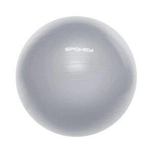 Професійний фітбол з насосом Spokey Fitball lll 65 см Сірий