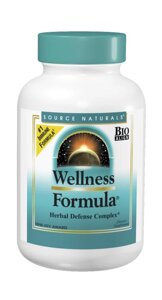 Рослинний Імунний Комплекс, Wellness Formula, Source Naturals, 90 таблеток