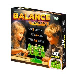 Розвиваюча настільна гра "Balance Monkey" Danko Toys BalM-01 25 фігурок мавп