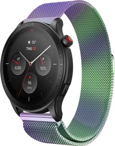 Ремінець 22 мм міланська петля BeWatch для Amazfit GTR 4 Хамелеон (1020229.5U)