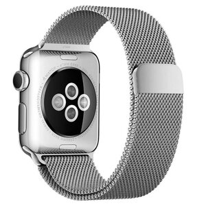 Ремінець Milanese Loop Strap для Apple Watch 38 / 40mm Silver