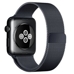 Ремінець Milanese Loop Strap для Apple Watch 38 / 40mm Space Grey