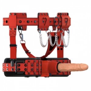 Роботизований страпон з кріпленням на пояс Bdsm4u Lazy Lover Strap-On Sex Machine