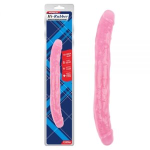 Рожевий двосторонній фалоімітатор Chisa 12.8 Inch Dildo