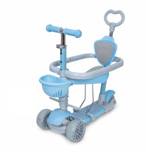 Самокат Scooter Smart 5in1. Blue ( багатофункціональний, з бортиком ) 1937755802