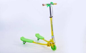 Самокат-трайк planeta-sport TRIKKE BUG 3-х кол TR-4502 Жовтий