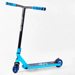 Самокат трюковий Best Scooter Skull and Snake HIC-система пеги алюмінієвий диск і дека 100 кг Blue (108373)