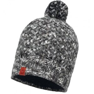 Шапка Buff Knitted & Polar Hat Margo One Size Чорний Сірий