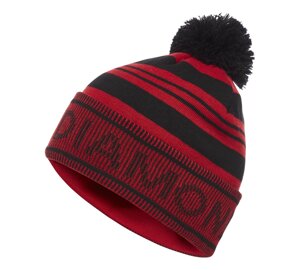 Шапка чоловіча Black Diamond Pom Beanie One Size Чорний-Червоний