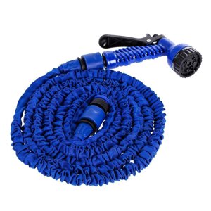 Шланг для поливу компактний Magic Hose V-HOSE PRO 15m/50ft Синій, що розтягується