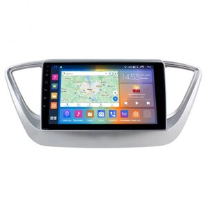 Штатна магнітола Lesko 9" Hyundai Solaris II 2017-2020 2/32Gb CarPlay 4G Wi-Fi GPS Prime (9324-47727)