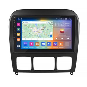 Штатна магнітола Lesko 9" Mercedes-Benz S-Клас IV W220 1998-2005 4/64Gb CarPlay 4G Wi-Fi GPS Prime (8515-47828)