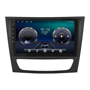 Штатна магнітола Lesko для Mercedes-Benz E-Клас III W211 S211 Рестайл 2006-2009 9" 4+64Gb 4G+CarPlay Premium