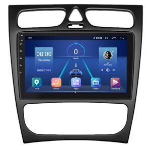 Штатна магнітола Lesko Mercedes-Benz C-Клас II W203 2000-2004 9" 4/64Gb 4G Wi-Fi CarPlay GPS Premium (9598-34711)