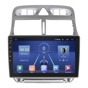 Штатна магнітола Lesko Peugeot 307 I 2001-2005 9" 4/64Gb/ 4G/ Wi-Fi/ CarPlay Premium GPS Android (8677-32987)