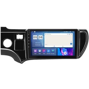 Штатна магнітола Lesko Toyota Aqua I 2011-2014 IPS 9" 4/64Gb CarPlay 4G Wi-Fi GPS Prime (10875-61122)