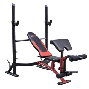 Лава для жиму York Fitness ASPIRE 320 зі стійкою для штанги та партою Скотта