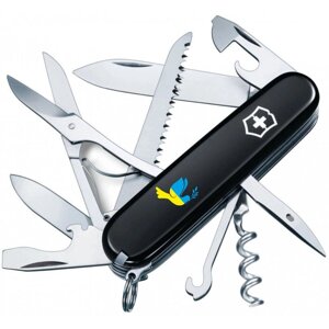 Складний ніж Victorinox Huntsman Ukraine 91 мм 15 функцій Голуб миру (1.3713.3_T1036u)