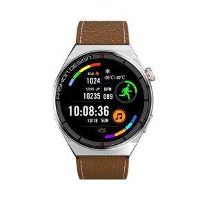 Смарт-годинник Smart Watch XO J1 Блютуз v5.1, ємністю 270mAh IP68 діагональ 1.32 /Android, iOS Brown