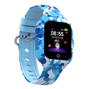 Смарт годинник-телефон дитячий Wonlex KT22S 4G WI-FI GPS SIM Blue (17003-hbr)