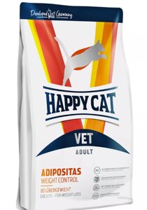 Сухий дієтичний корм Happy Cat VET Diet Adipositas для котів зменшення надмірної ваги 4 кг