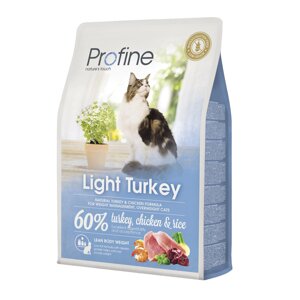 Сухий корм для котів з надмірною вагою Profine Cat Light з індичкою куркою та рисом 2 кг (8595602517794)