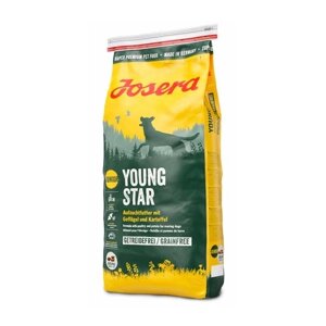 Сухий корм для молодих собак Josera YoungStar Junior беззернової з м'ясом птиці 15 кг (4032254743507)