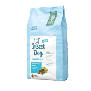 Сухий корм гіпоалергенний для дорослих собак Green Petfood InsectDog Hypoallergen 900 г (4032254748052)